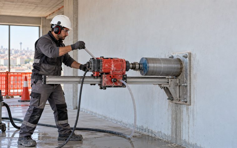 Karot ile Beton Delme: Tesisat Geçişleri İçin Bilmeniz Gerekenler